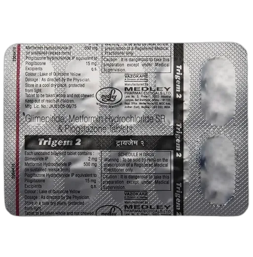 trigem 2mg tablet 10's